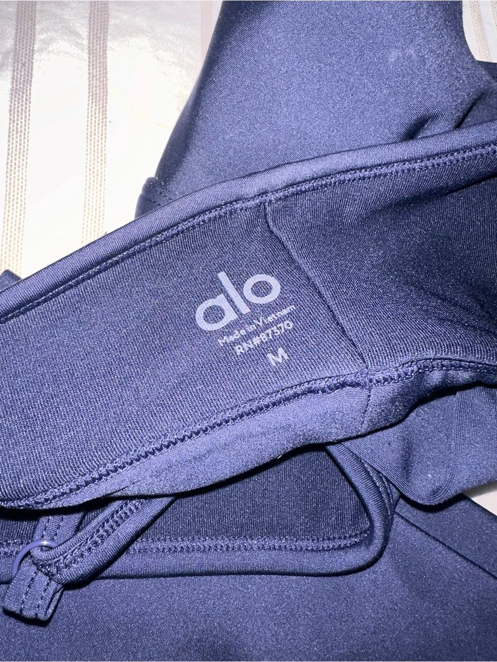 ALO Yoga Navy bra